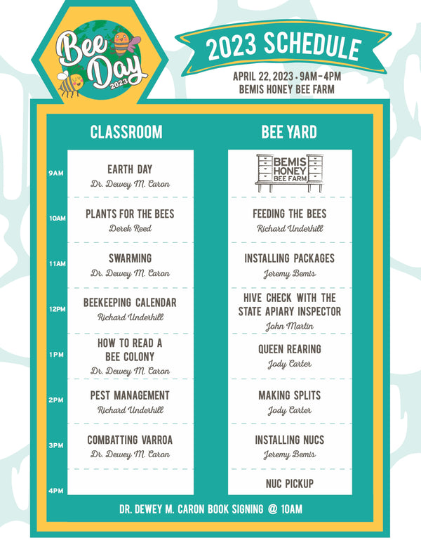 Bee Day 2023 Schedule Bemis Honey Bee Farm