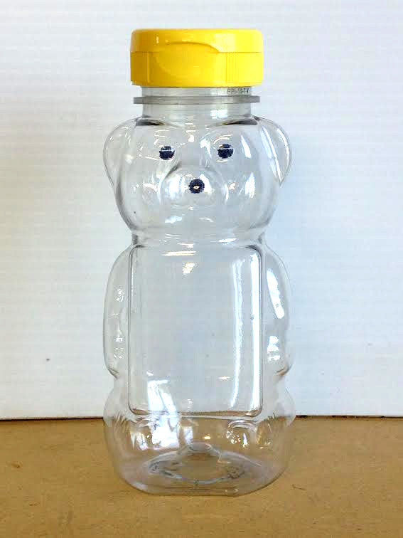 12 oz Plastic Honey Bear Bottle – Bemis Honey Bee Farm