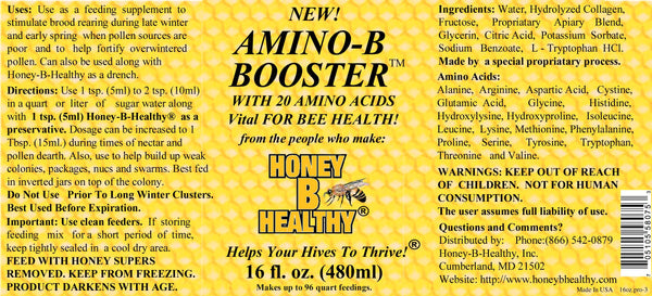 Honey B Healthy Amino B Booster – Bemis Honey Bee Farm