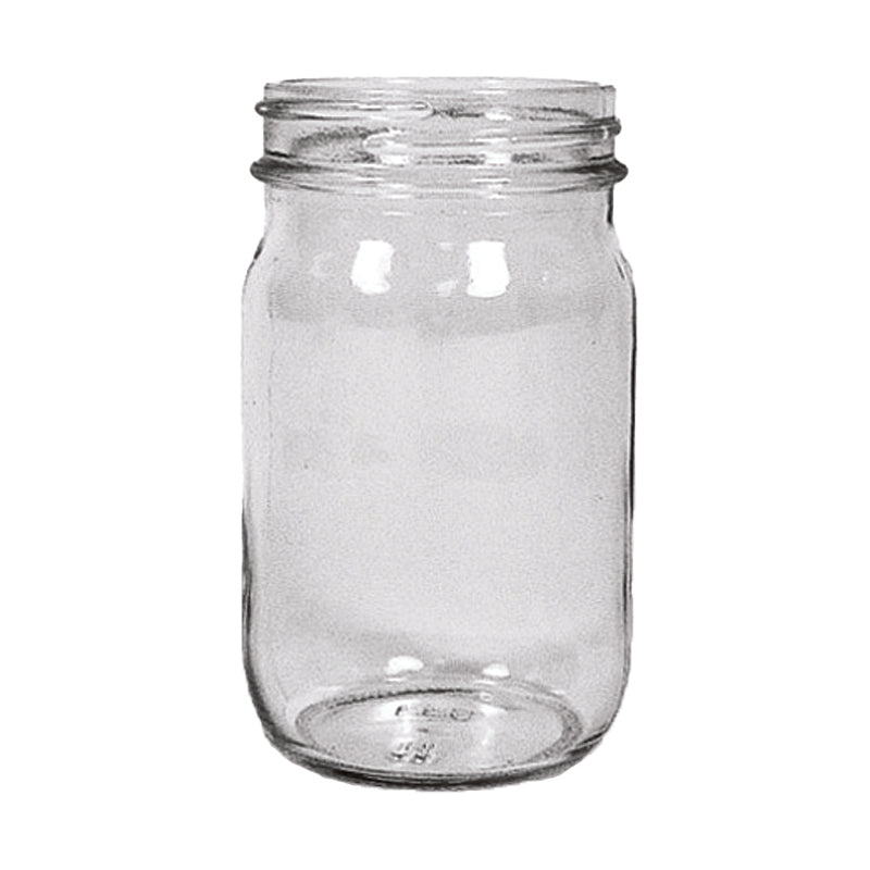 1/4 Pint Mayo Glass Jars – Bemis Honey Bee Farm