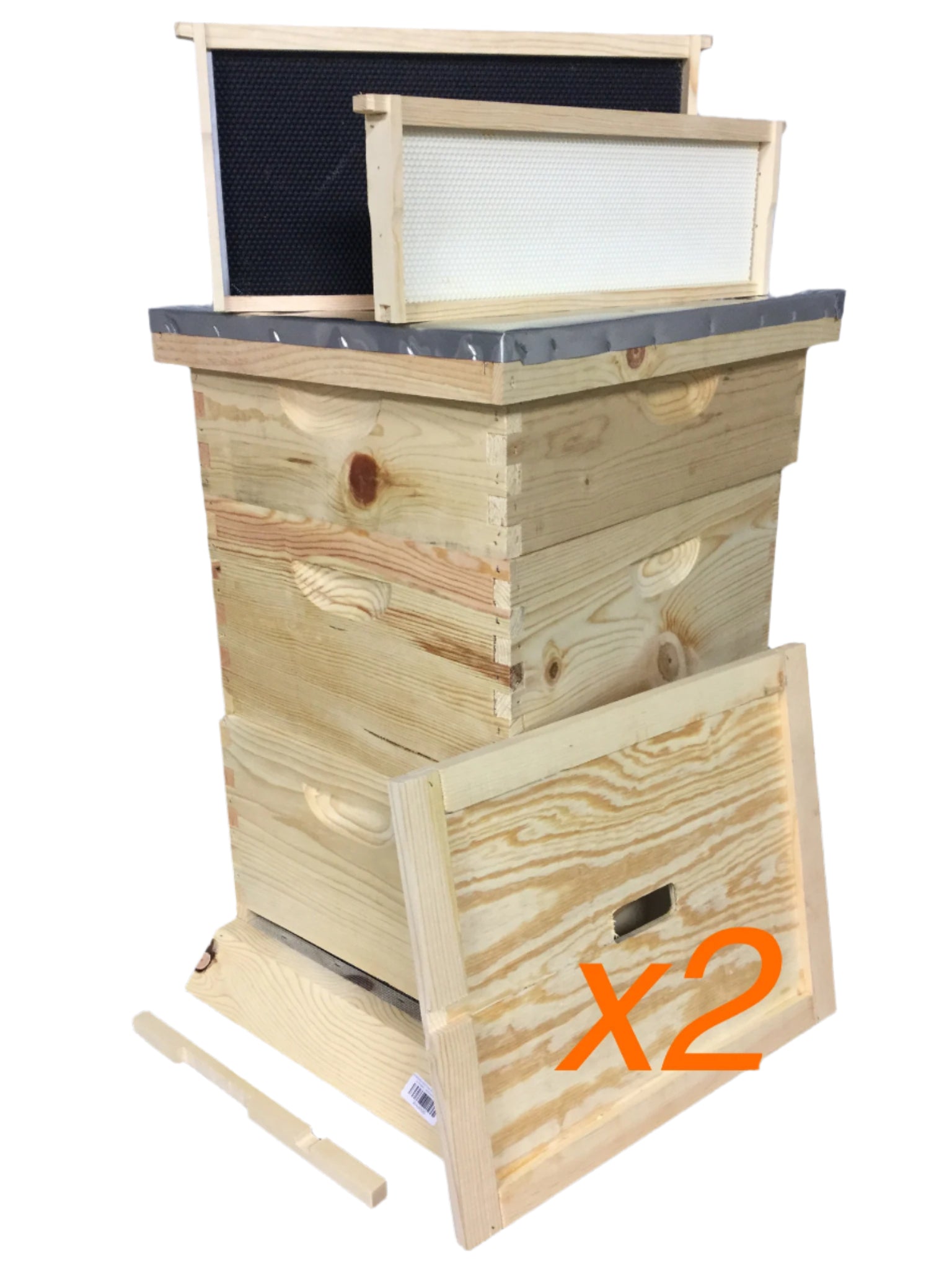 Double Hive Beginner Kit (Painted & Assembled) – Bemis Honey Bee Farm