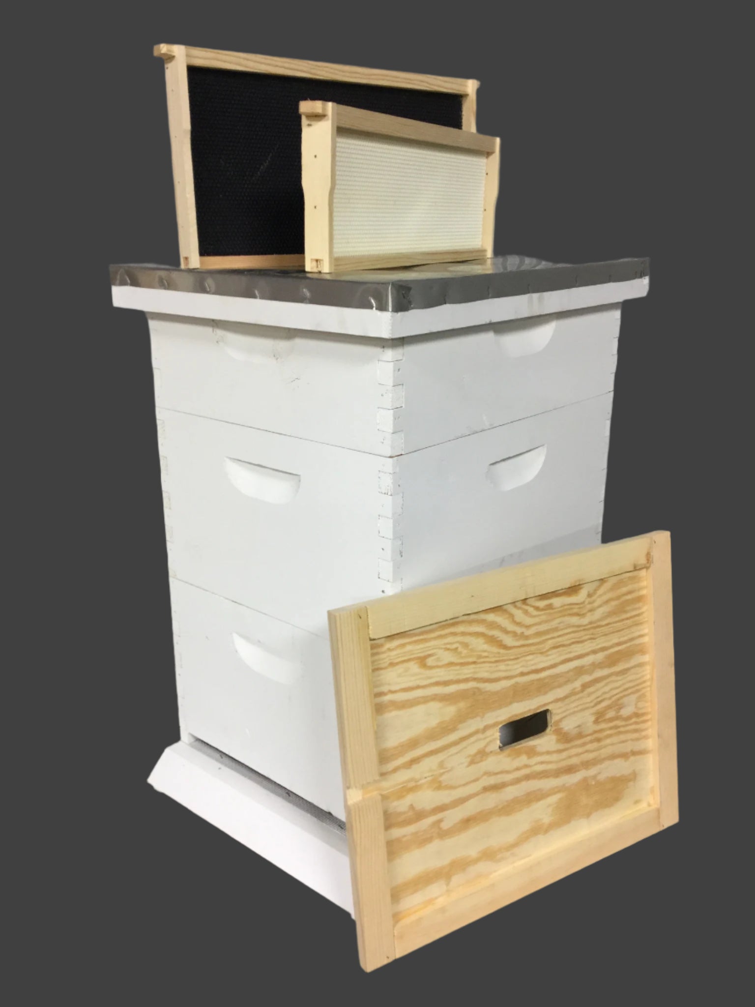 Double Hive Beginner Kit (Painted & Assembled) – Bemis Honey Bee Farm